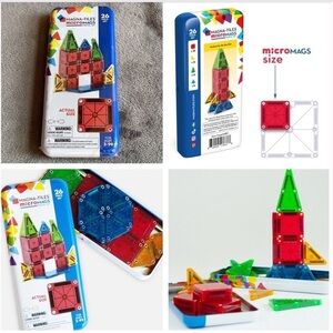 MicroMags Building Set - Red, Blue, Green